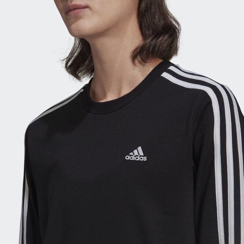 Essentials 3-Stripes Long Sleeve Tee