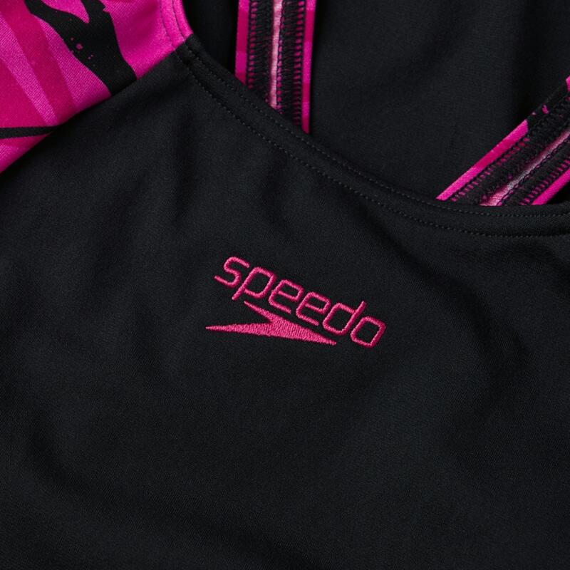 Traje de baño de 1 pieza para mujer Speedo Eco+ H-Boom Splice Muscleb