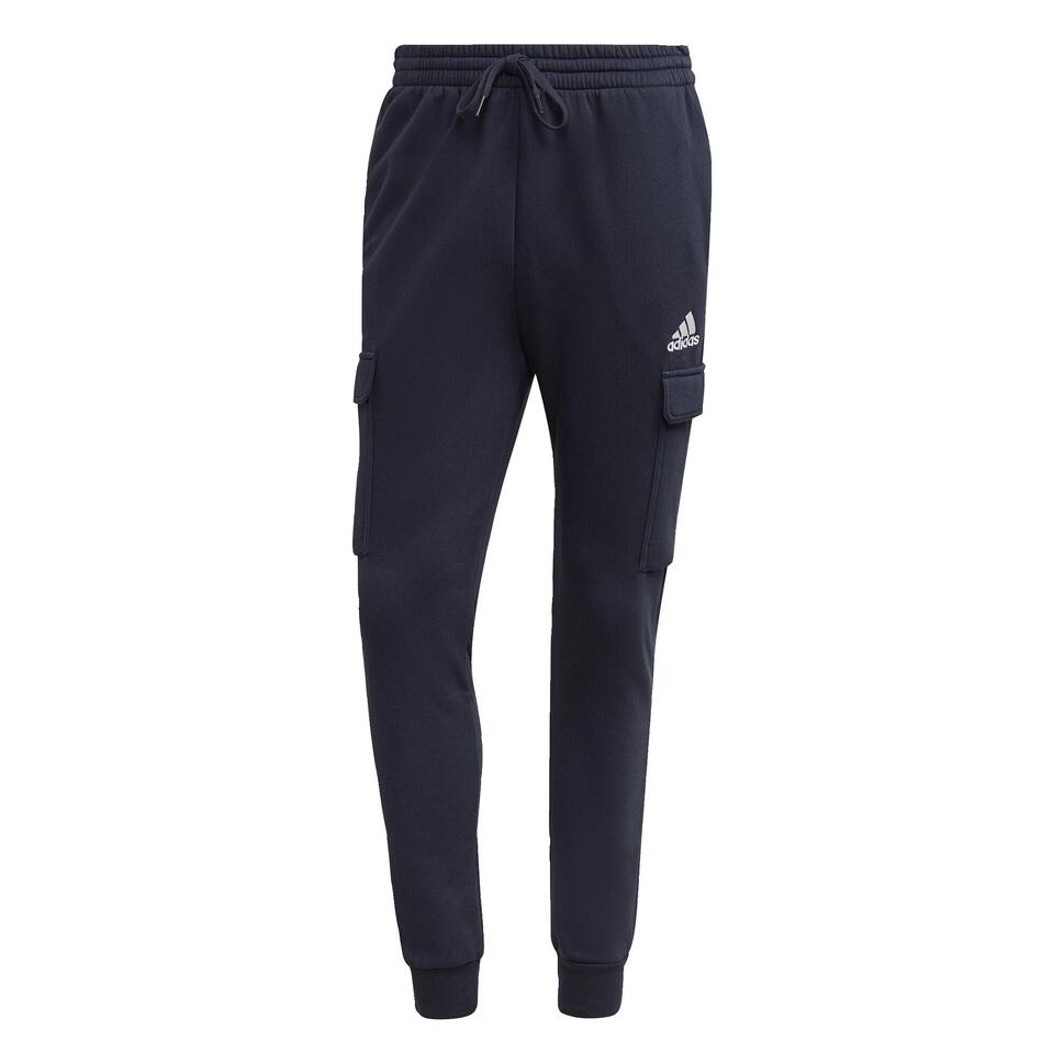Spodnie dresowe męskie adidas Essentials Fleece Regular Tapered Cargo
