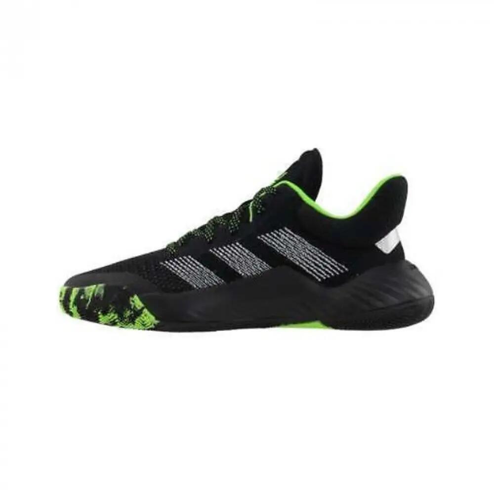 Zapatillas de baloncesto adidas D.O.N. Issue 1 J Negro/Verde 3/4