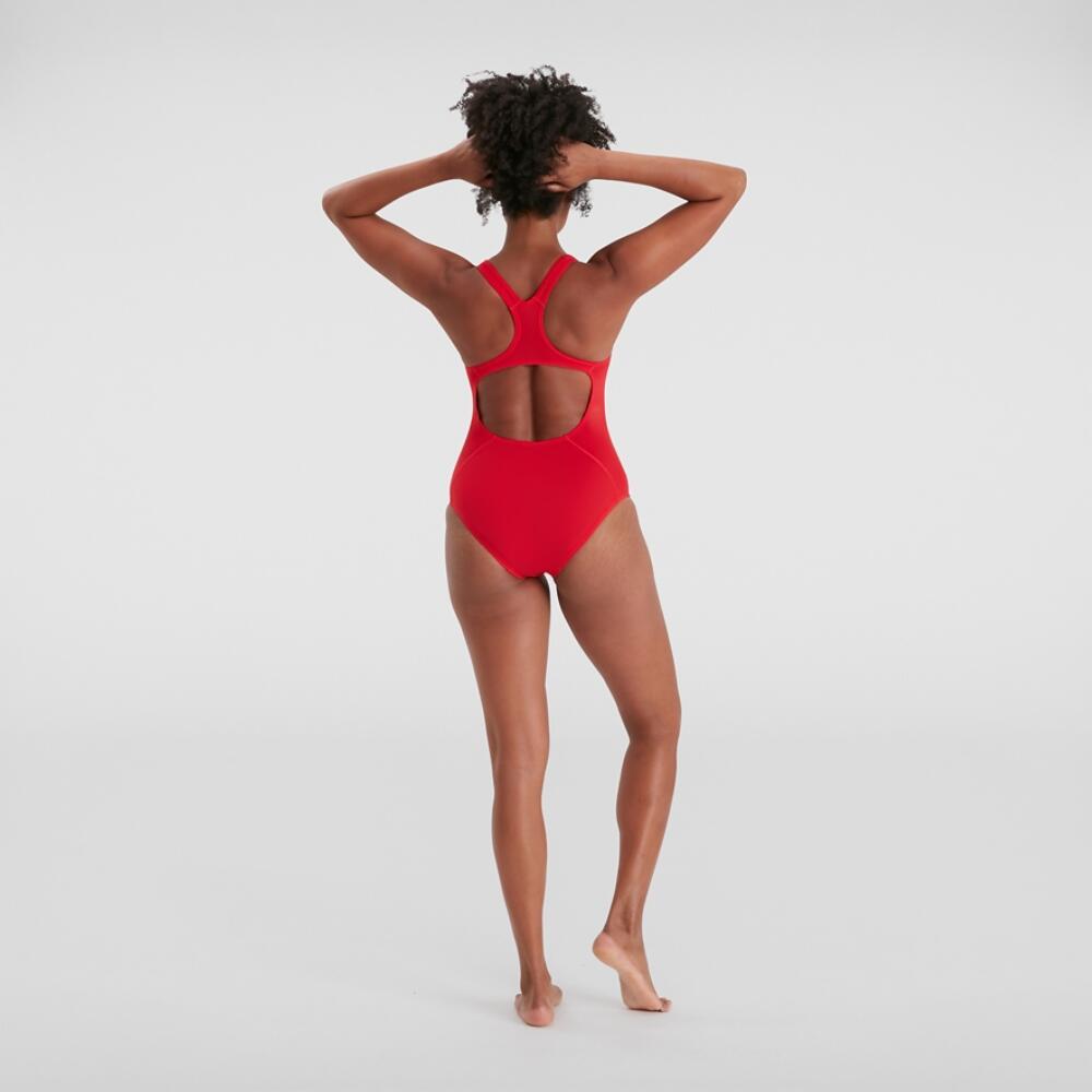 Speedo Womens Eco Endurance+ Medalist Fed Red 2/6