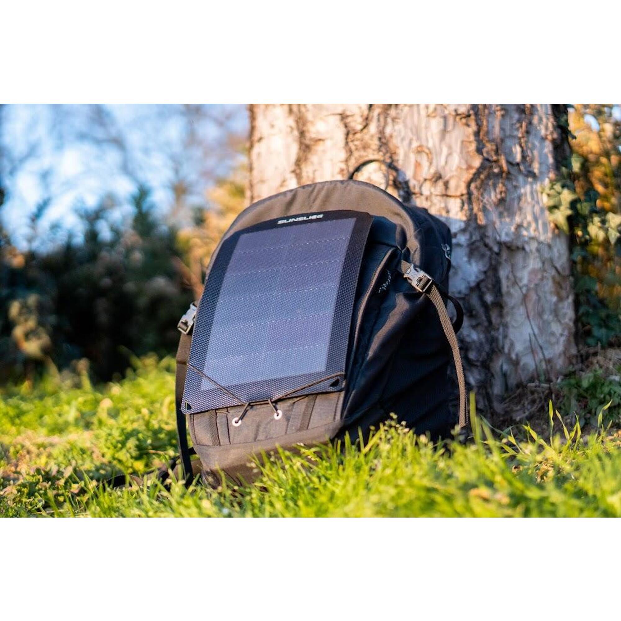 Caméra Surveillance Solaire WiFi Ctronics Double Objectif - Batterie 9800mAh + Panneau 6W - Détection Humaine PIR - Alarme Son/lumière - 10