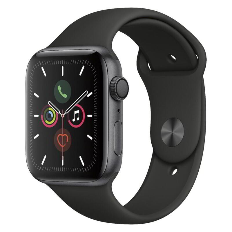 Segunda Vida - Apple Watch S4 44mm GPS Aluminium Cinza Sideral/Preta - Razoável