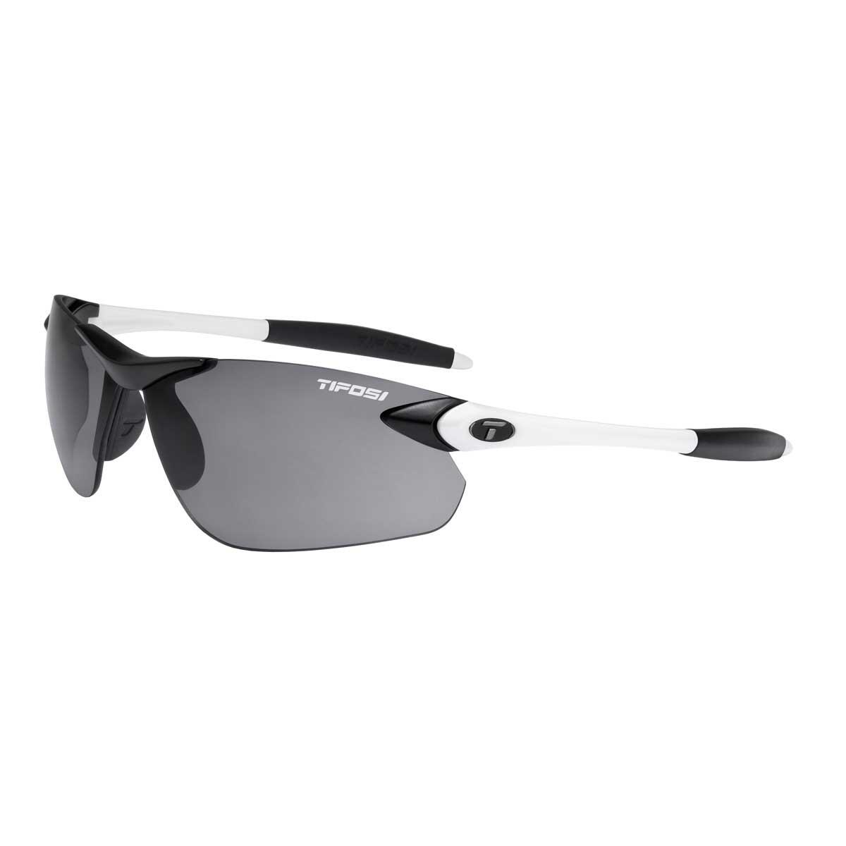 Tifosi - Tifosi Seek Fc White/black Fototec Smoke Lens Sunglasses - Lunettes De Soleil - Blanc - Taille Unique - Decathlon