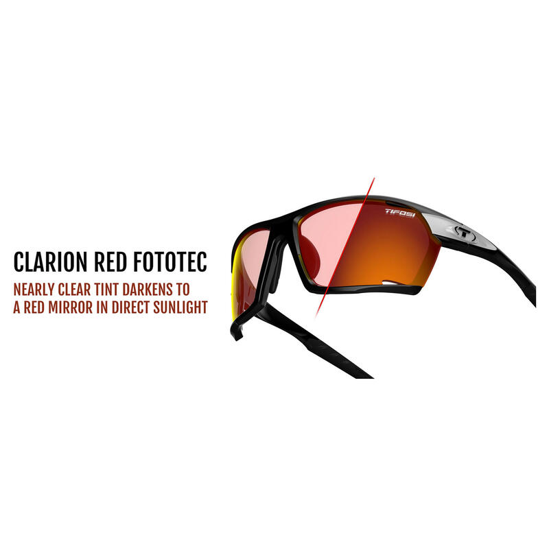 Tifosi Kilo Clarion Red Fototec Single Lens Sunglasses