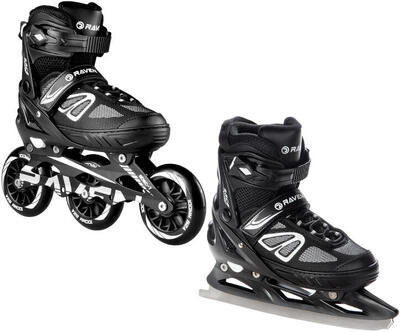 Patines Ajustables 2en1 Advance Big Wheels Negro