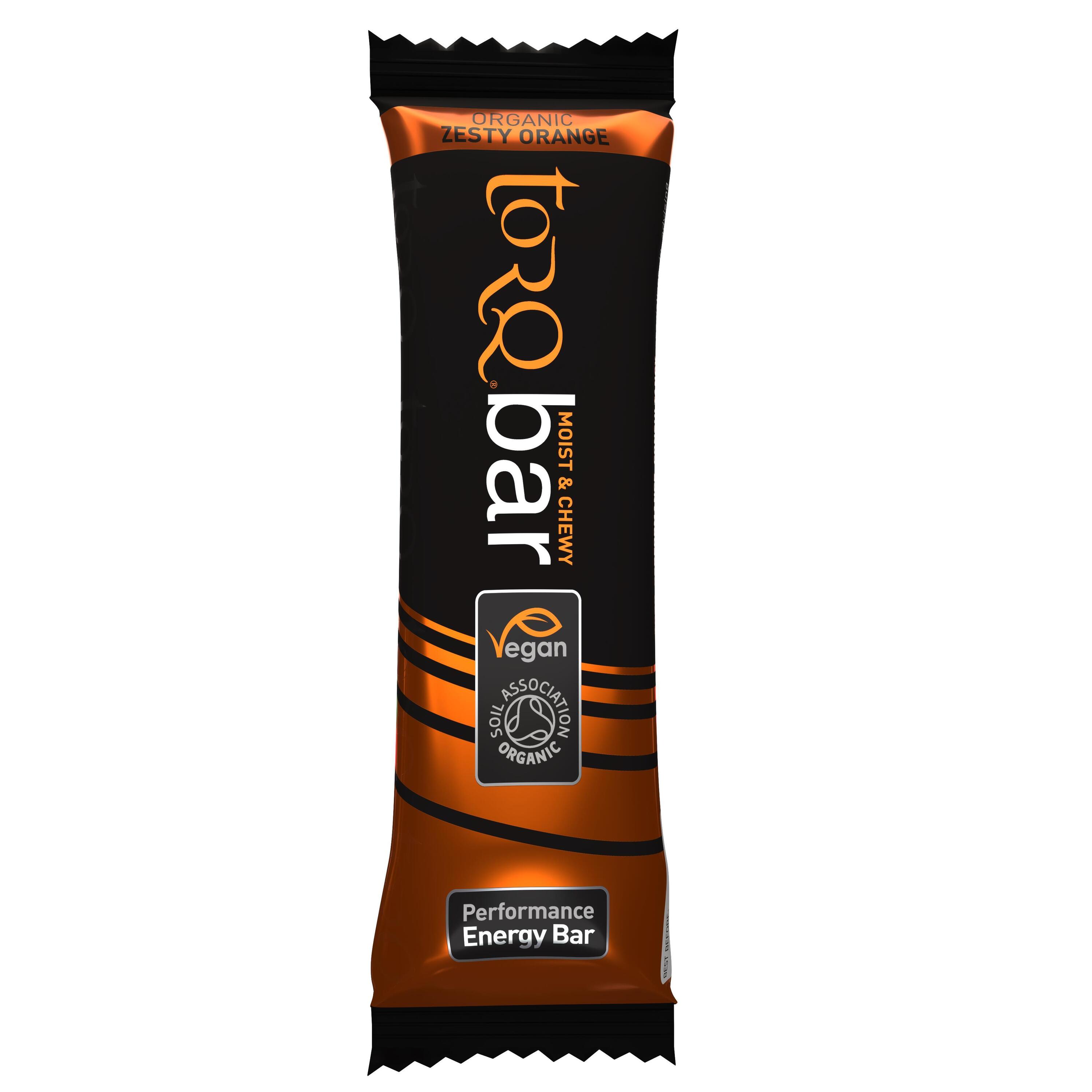 TORQ Organic Energy Bar Zesty Orange 2/4