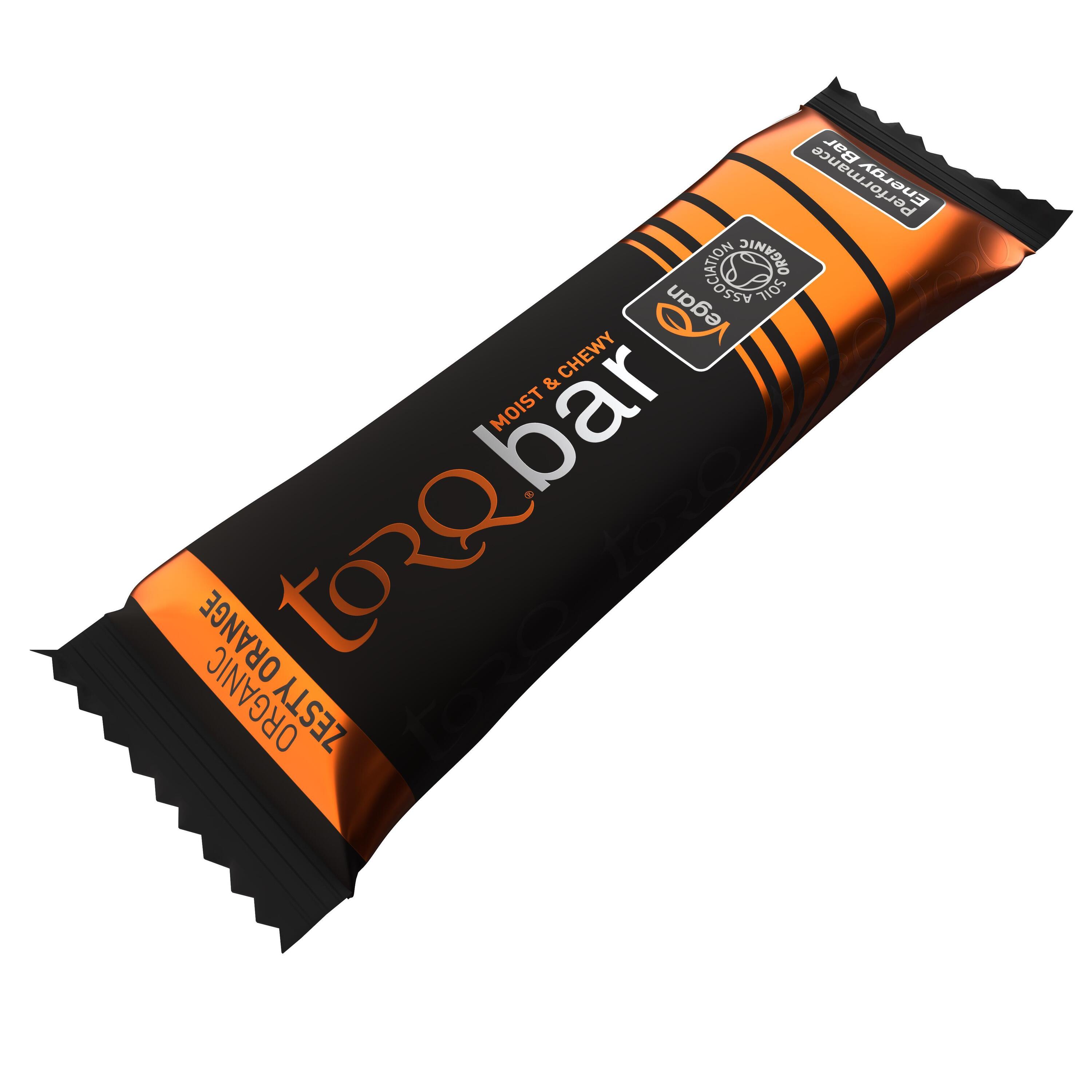TORQ Organic Energy Bar Zesty Orange 4/4