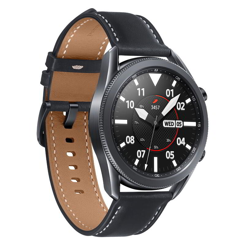 Reconditionné - Samsung Galaxy Watch3 45 mm 8 Go Wifi Acier Noir - bon état