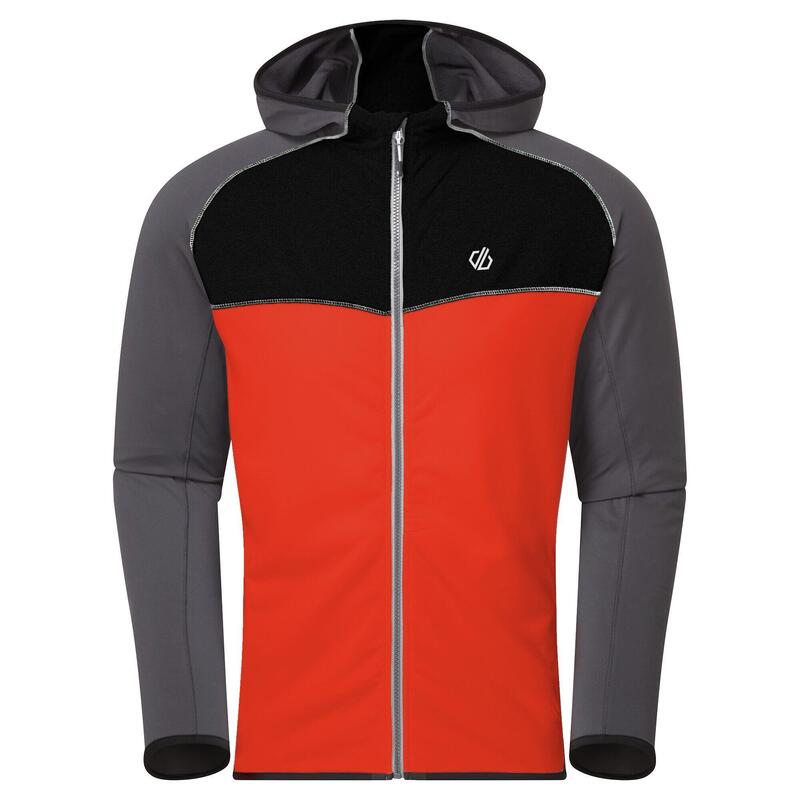 Ratified II Fitness-Midlayer für Herren - Schwarz/Rot