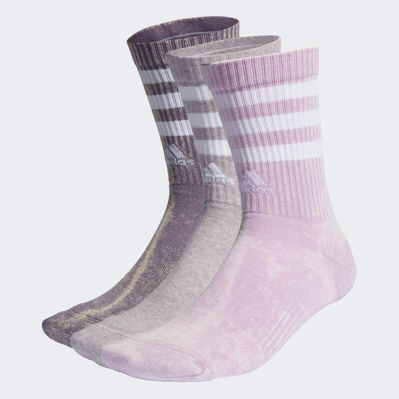 Chaussettes mi-mollet effet délavé 3-Stripes (3 paires)