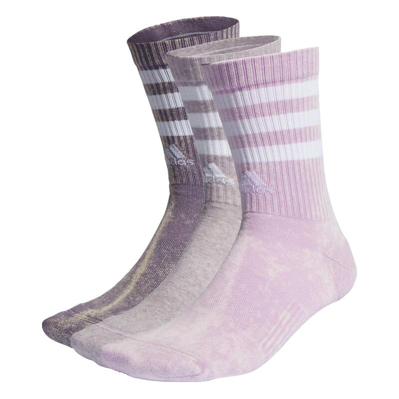 Chaussettes mi-mollet effet délavé 3-Stripes (3 paires)