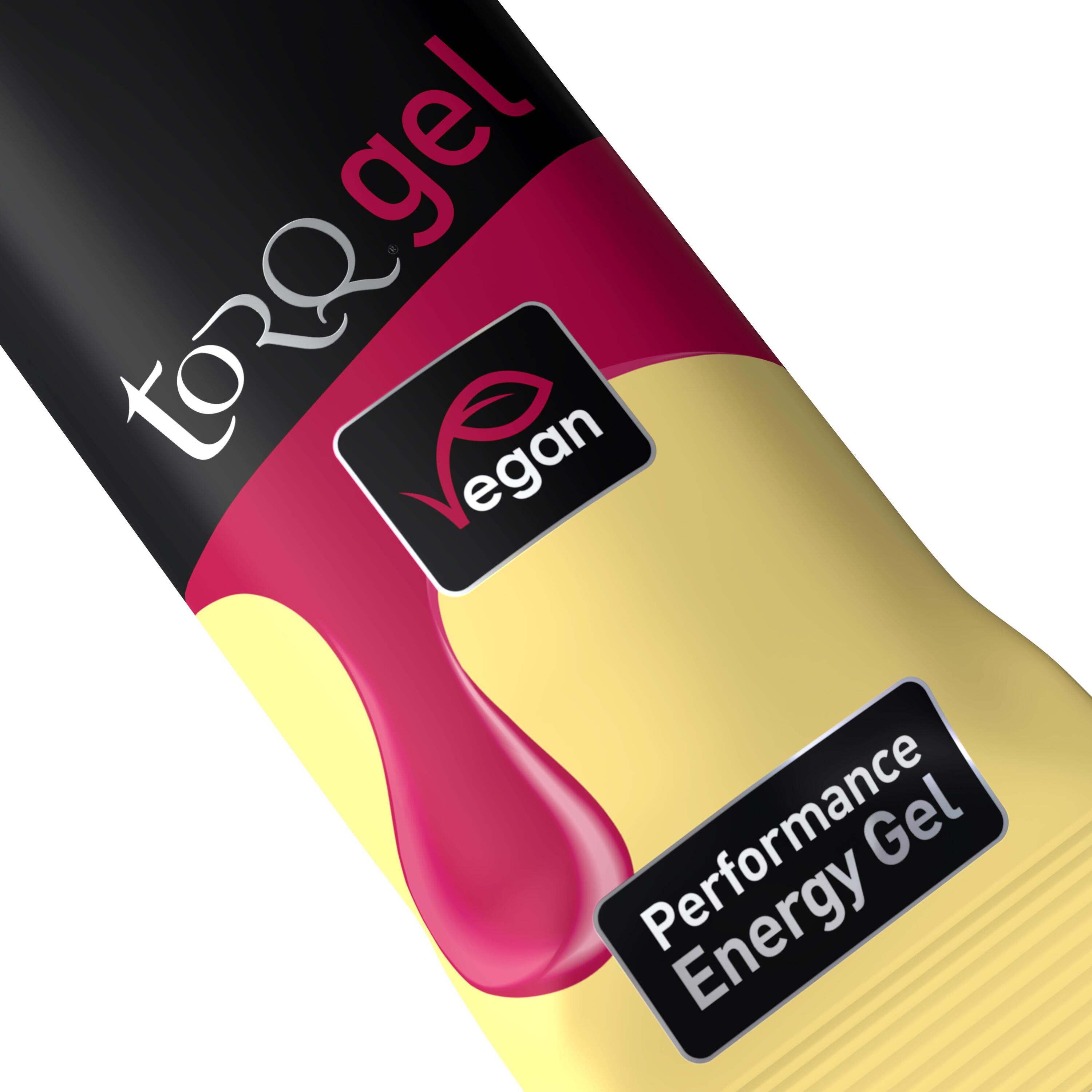 TORQ Energy Gel Raspberry Ripple 3/4