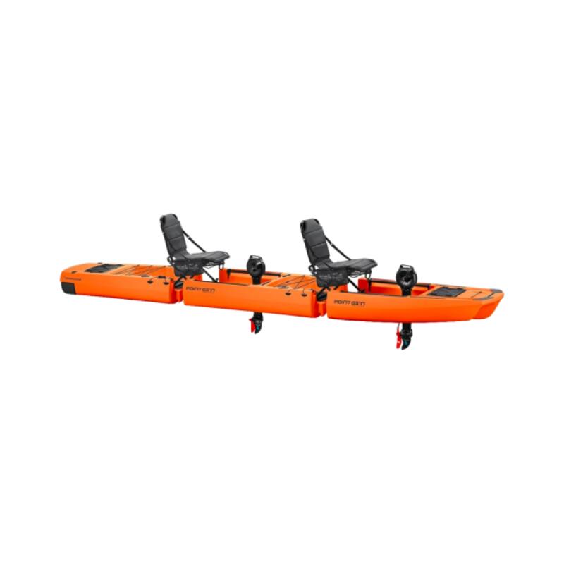 Kayak de pedales pesca Dolphin Propel Rojo (365x84cm)