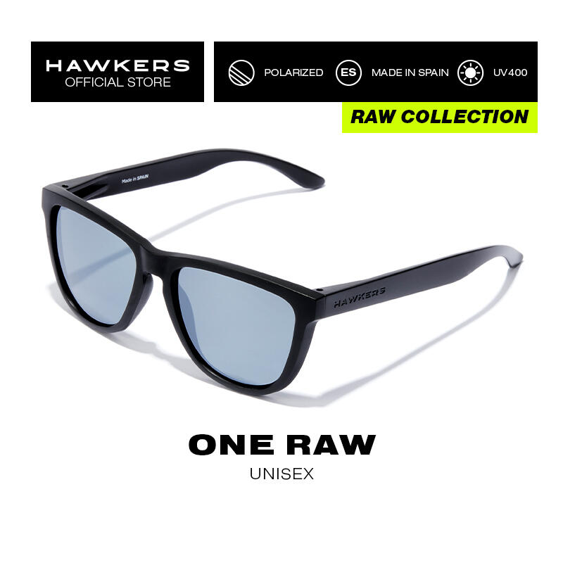 HAWKERS - Sonnenbrillen für Herren und Damen - ONE RAW  POLARIZED BLACK CHROME 2/6