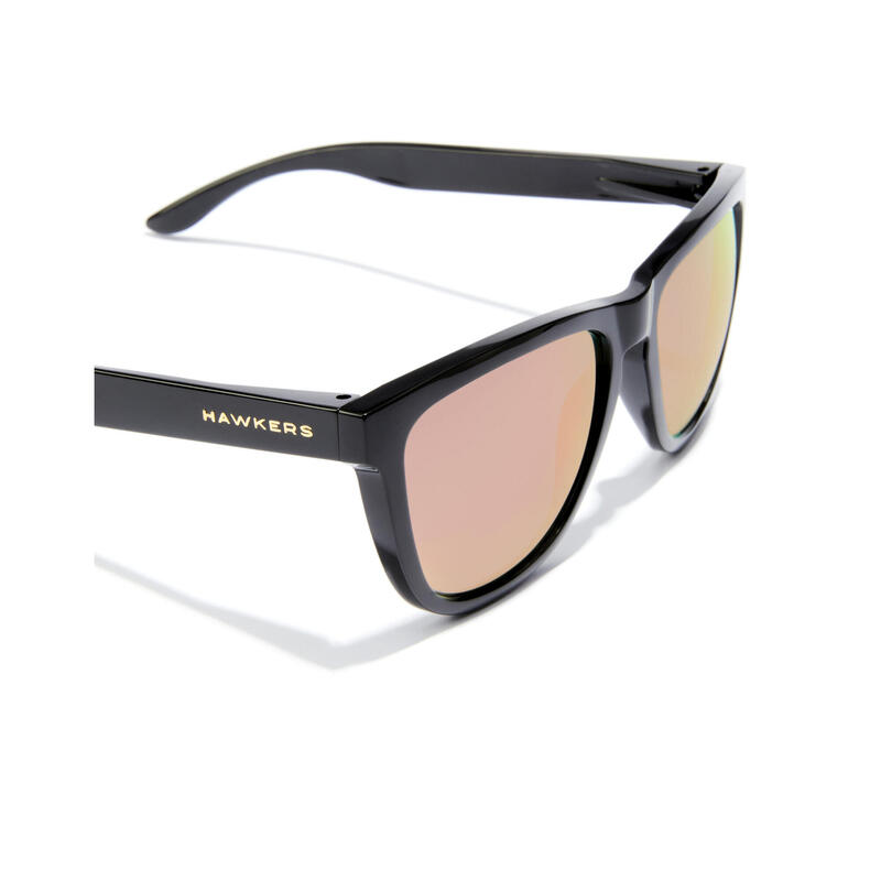 Gafas de sol para Hombre y Mujere POLARIZED BLACK ROSE GOLD - ONE Raw