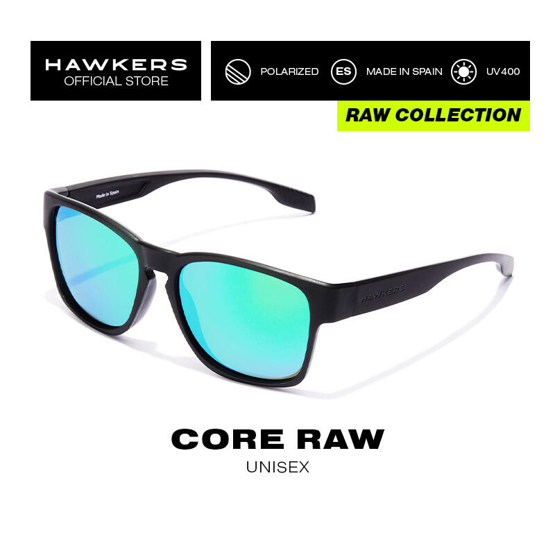 Zonnebrillen voor mannen en vrouwen gepolariseerd Emerald - Core Raw