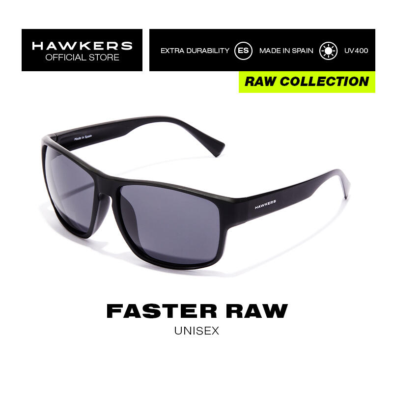 Gafas de sol para Hombre y Mujere BLACK DARK - FASTER Raw