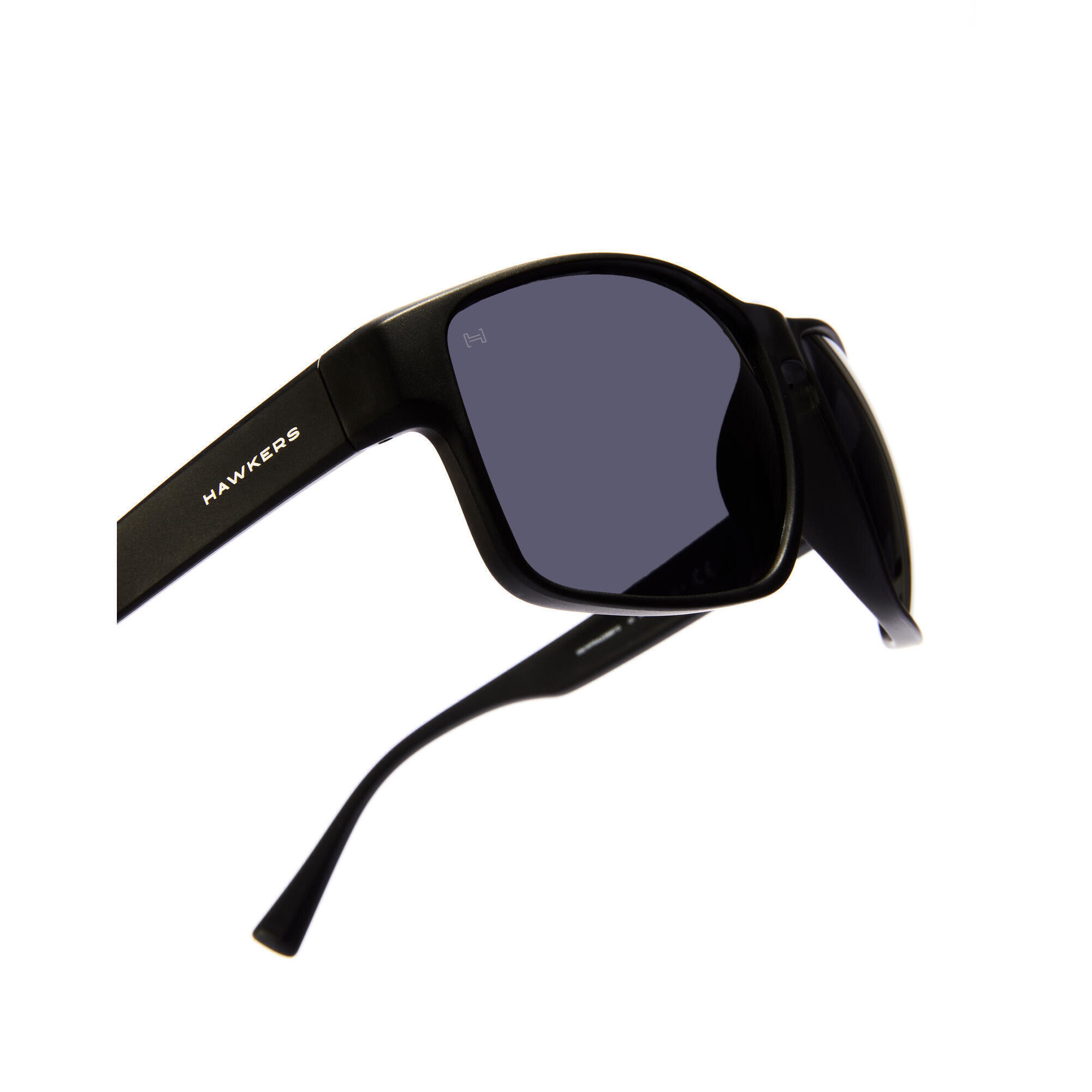 HAWKERS - Lunettes de soleil pour homme et femme FASTER RAW POLARIZED BLACK DARK 3/6