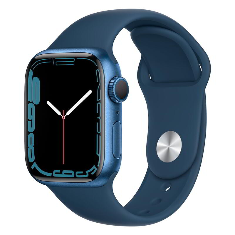 Reconditionné - Apple Watch Series 7 41 mm GPS Aluminium Bleu - bon état