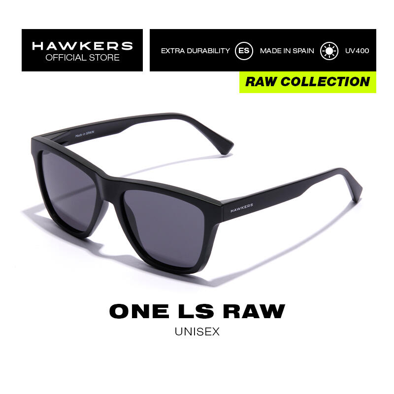 Hawkers Occhiali Da Sole ONE LS Unisex - Montatura Nera Opaca, Lenti Specchiate, Made In Spain - Foto 3