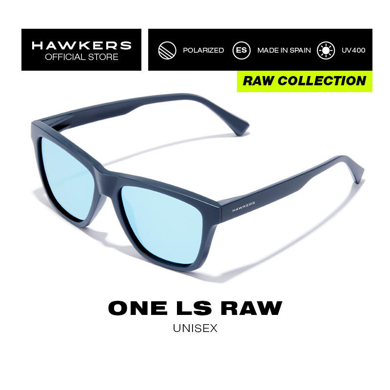 Óculos de sol para homens e mulheres POLARIZED NAVY BLUE CHROME - ONE LS Raw