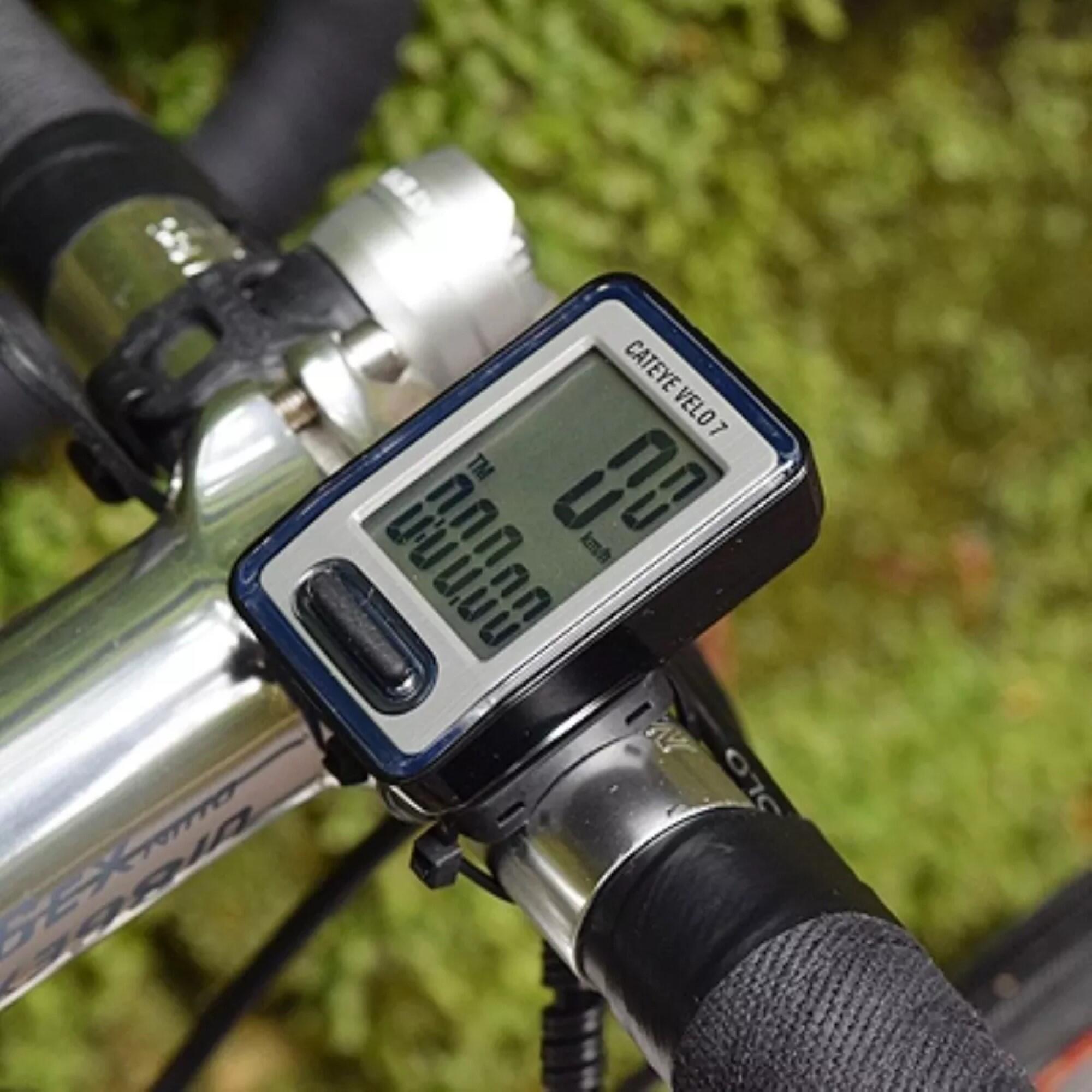 CatEye Velo 7 Wired Cycle Computer 2/6