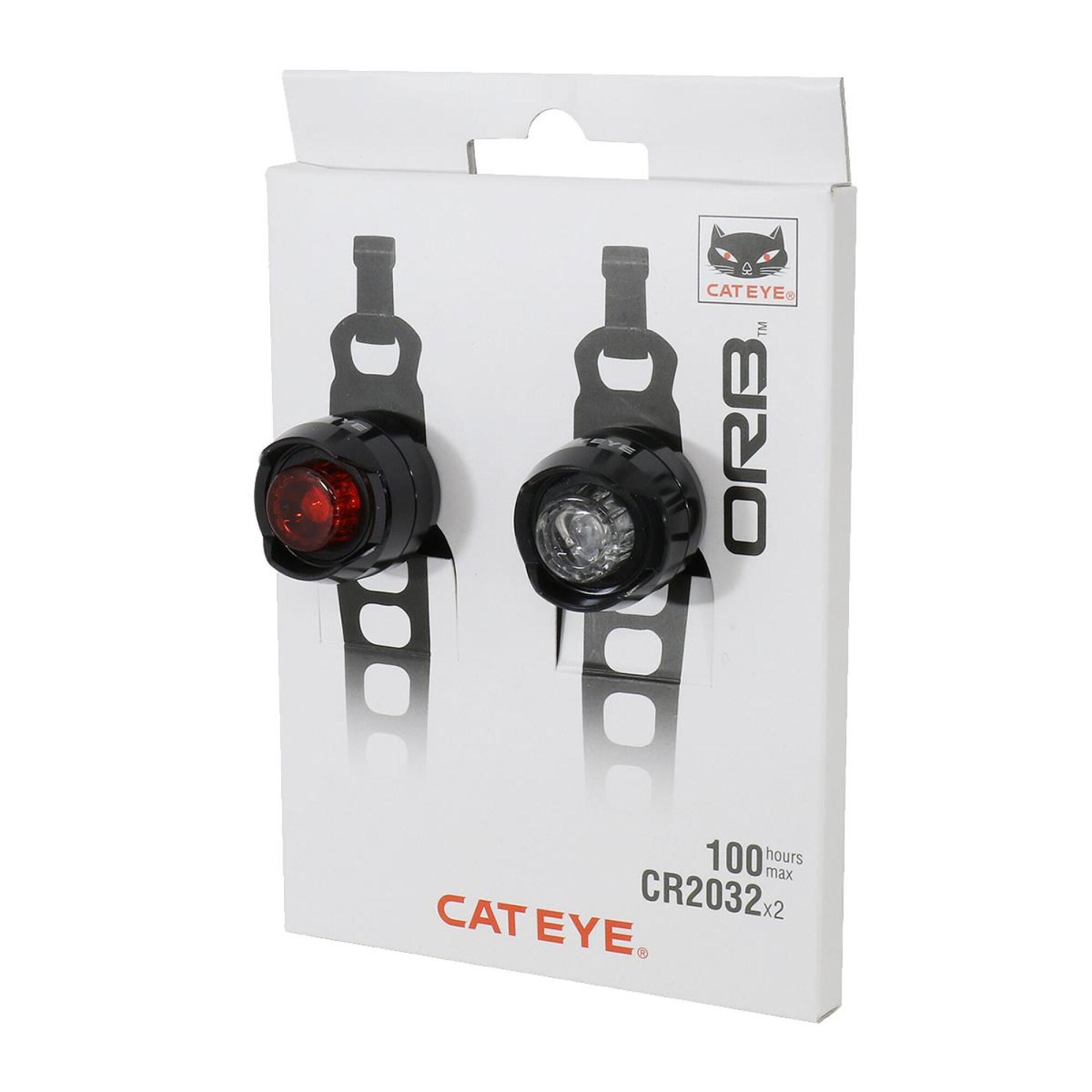 CatEye ORB Rechargeable Bike Light Set 4/7