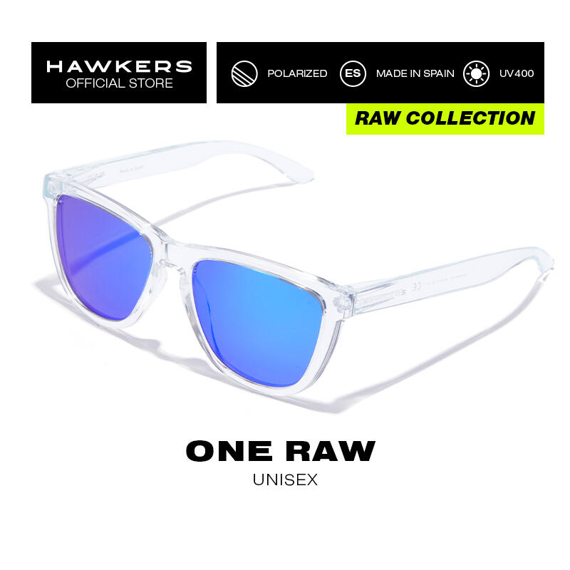 HAWKERS - Lunettes de Soleil pour Homme et Femme POLARIZED AIR SKY - ONE Raw