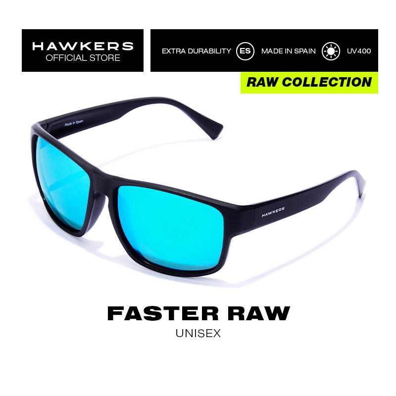 Óculos de sol para homens e mulheres BLACK EMERALD - FASTER Raw