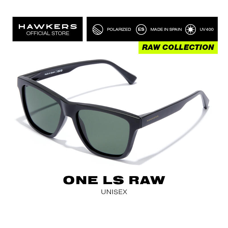 Óculos de sol para homens e mulheres POLARIZED BLACK - ONE LS Raw