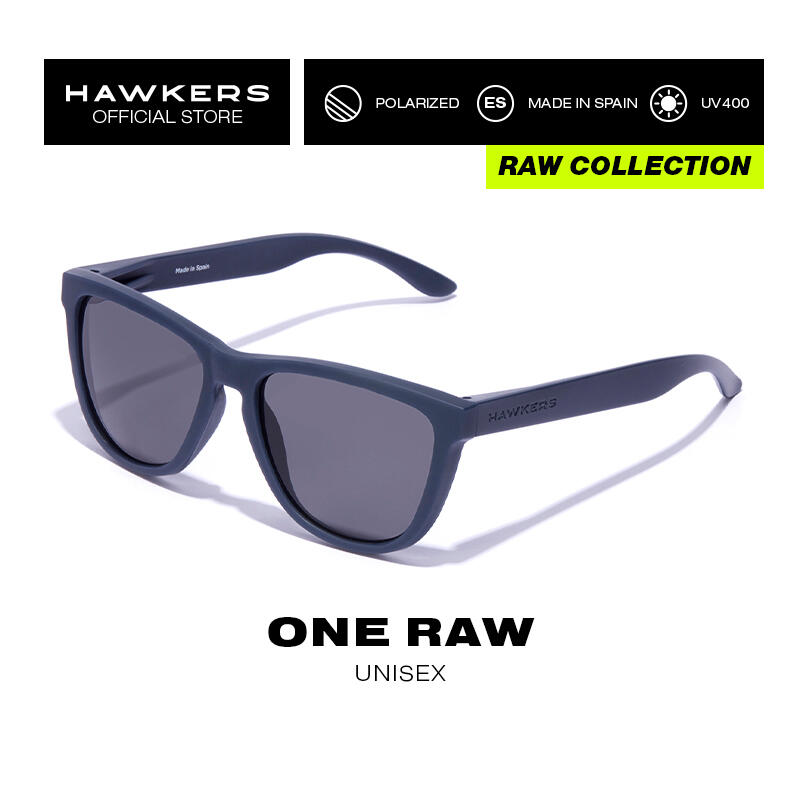 HAWKERS - Lunettes de Soleil pour Homme et Femme POLARIZED NAVY DARK - ONE Raw 2/6