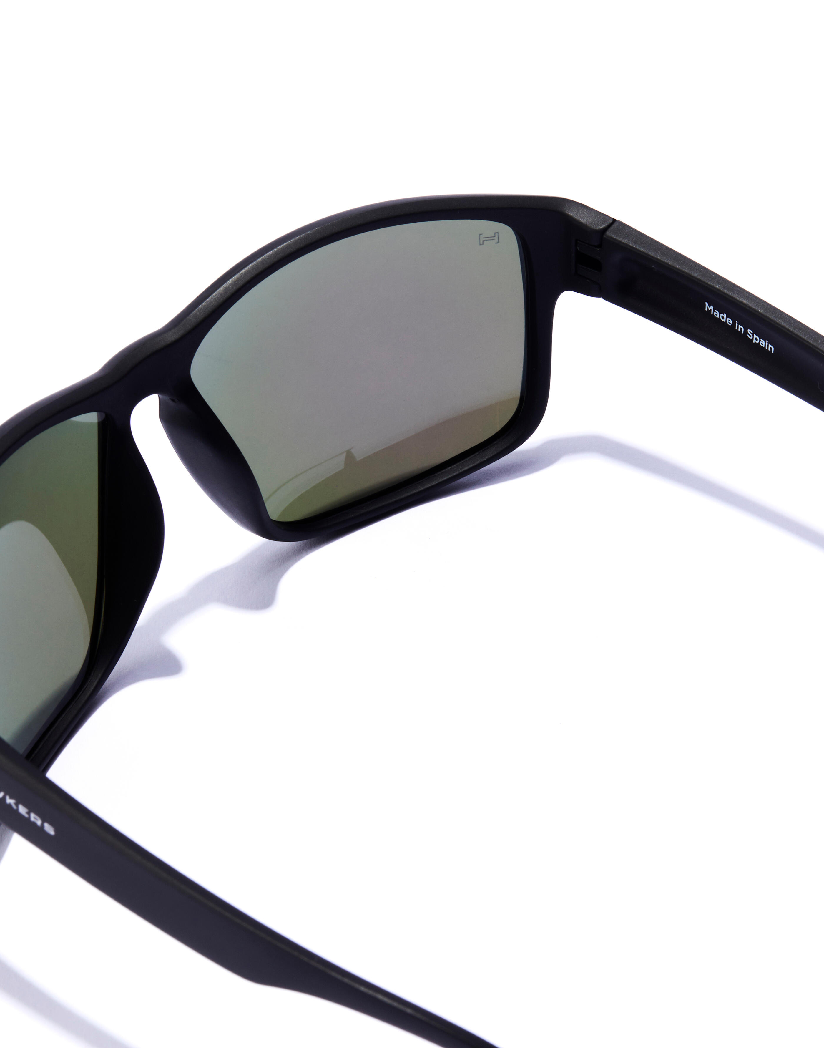 HAWKERS - Lunettes Soleil pour Homme et Femme POLARIZED BLACK EMERALD FASTER RAW 3/7