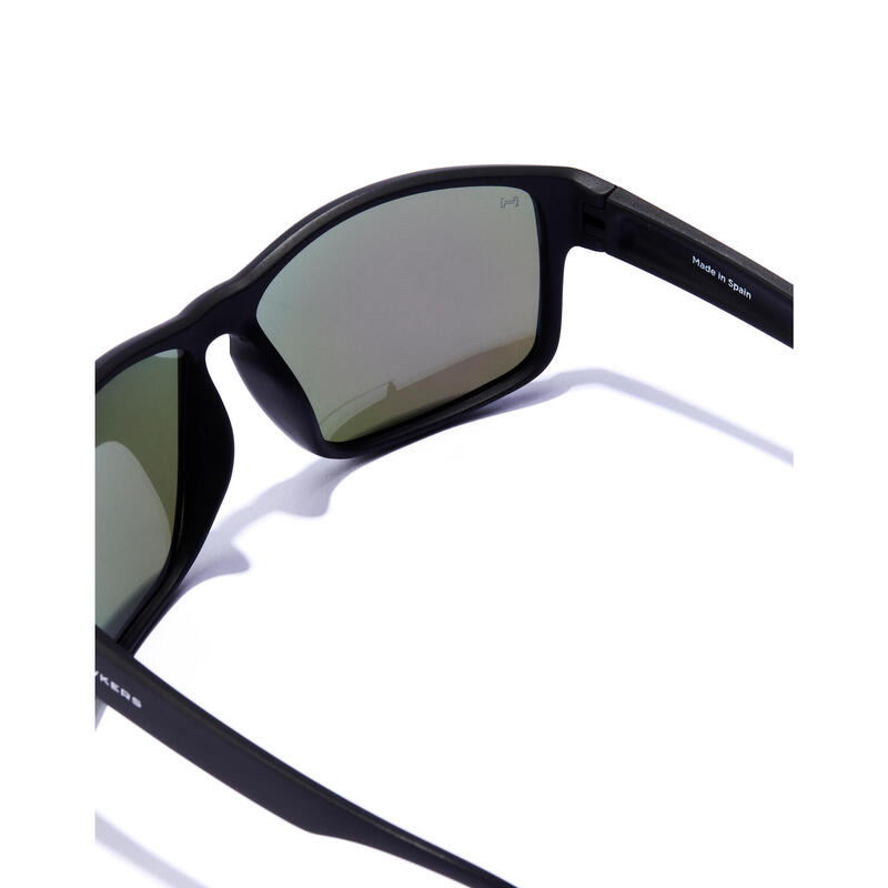 Zonnebrillen voor mannen en vrouwen gepolariseerd zwarte smaragd sneller Raw