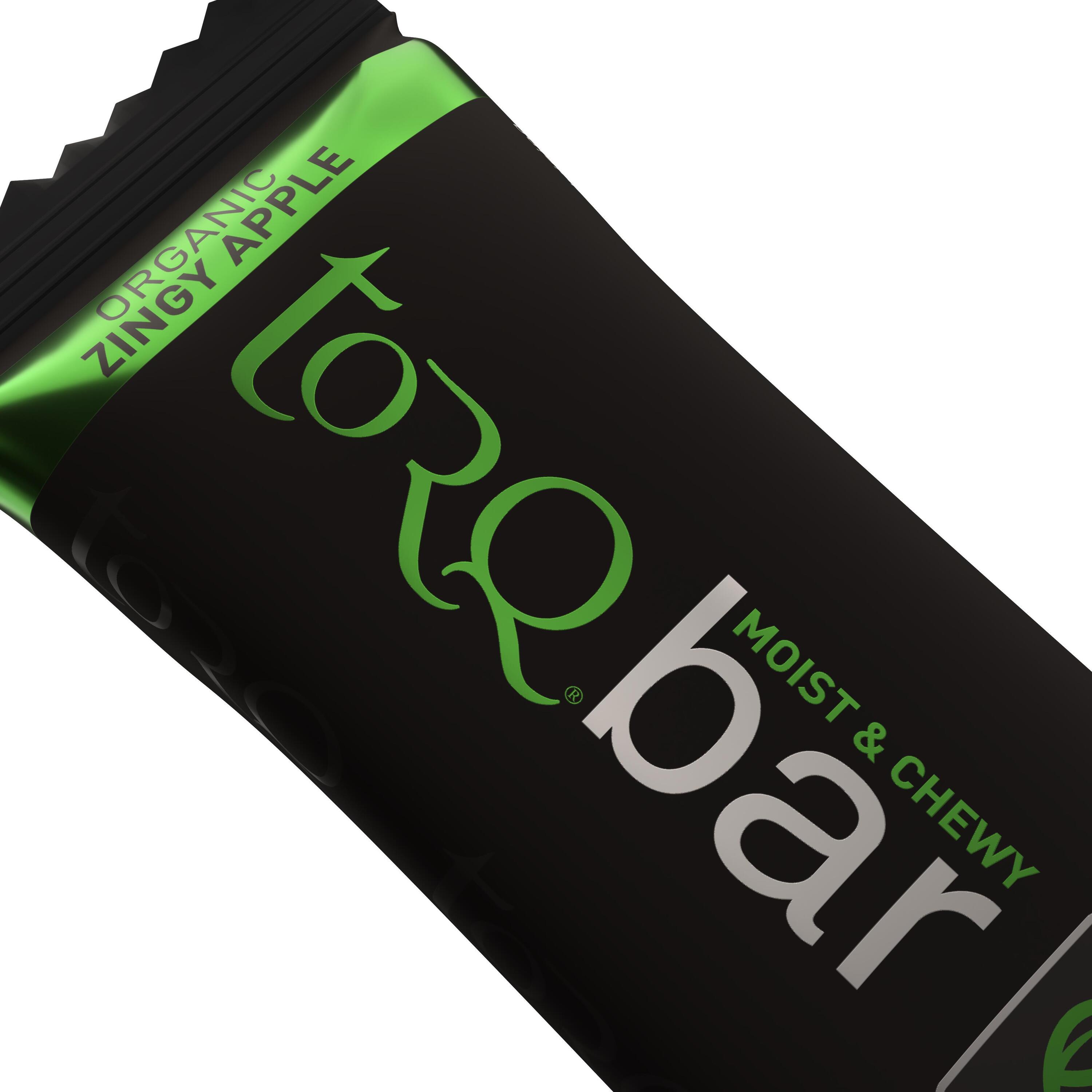 TORQ Organic Energy Bar Zingy Apple 3/4