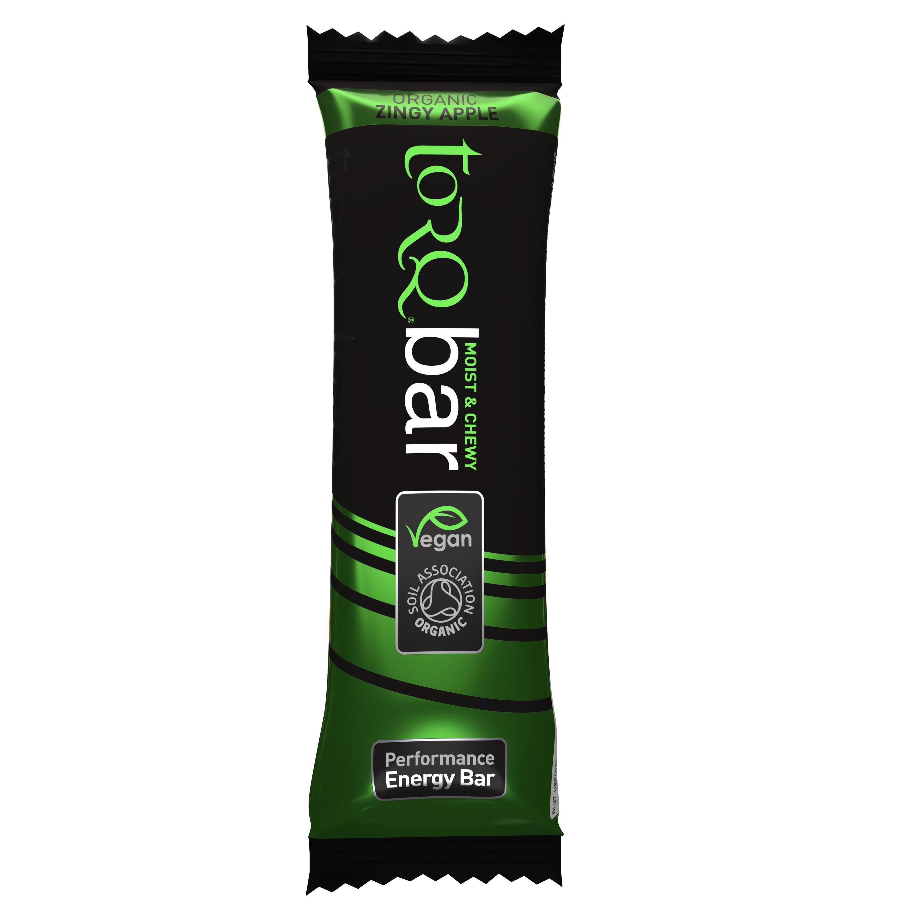 TORQ Organic Energy Bar Zingy Apple 2/4
