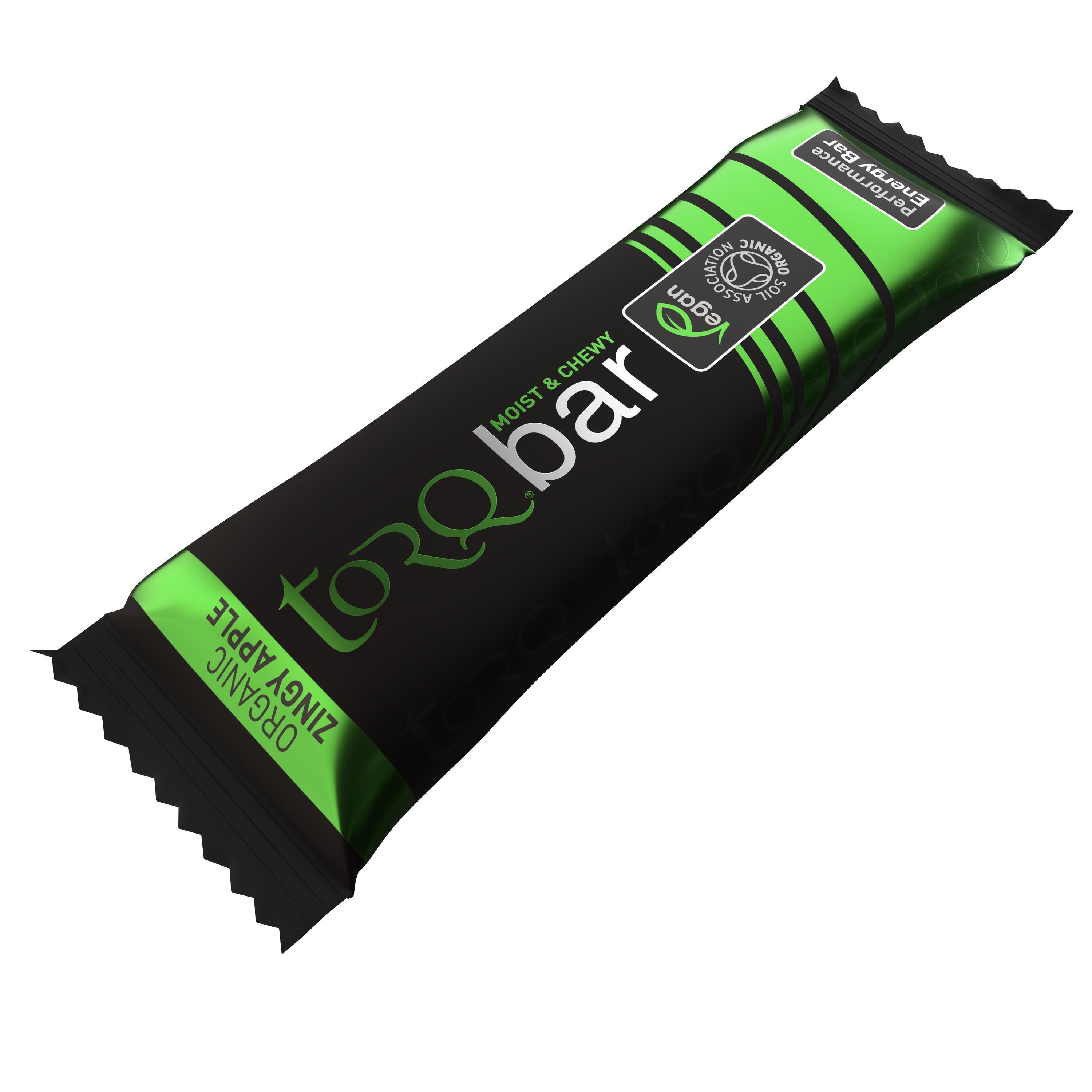 TORQ Organic Energy Bar Zingy Apple 4/4