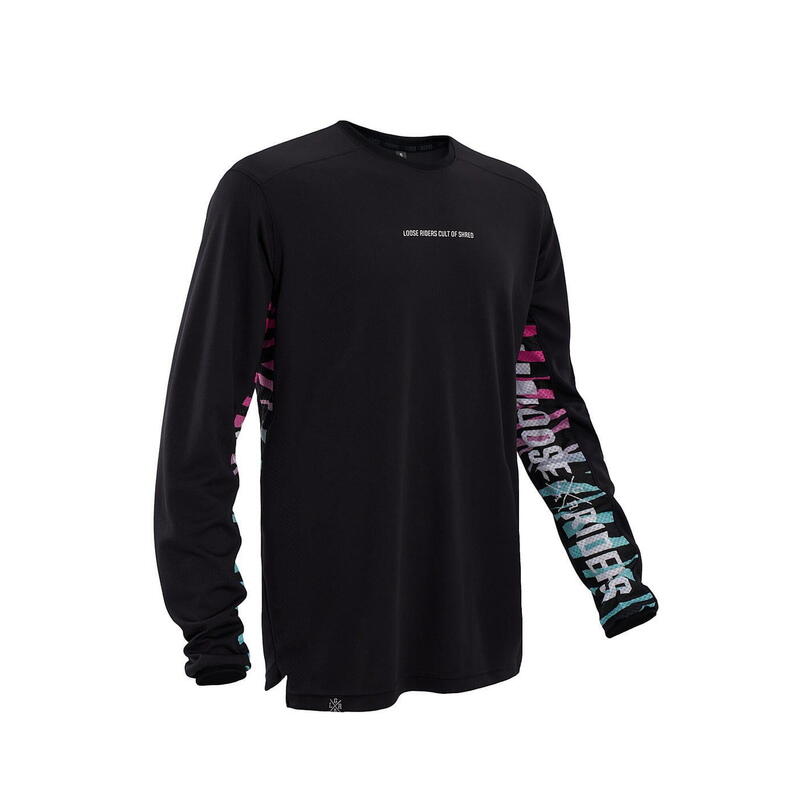 Tech Heren Jersey Longsleeve - Stealth Rainbow Zebra