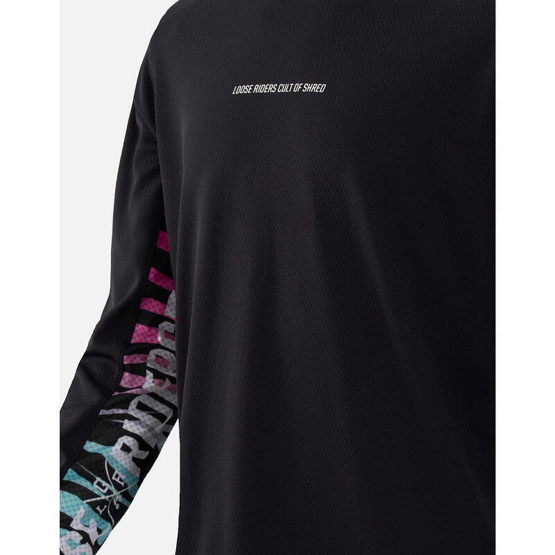 Tech Heren Jersey Longsleeve - Stealth Rainbow Zebra