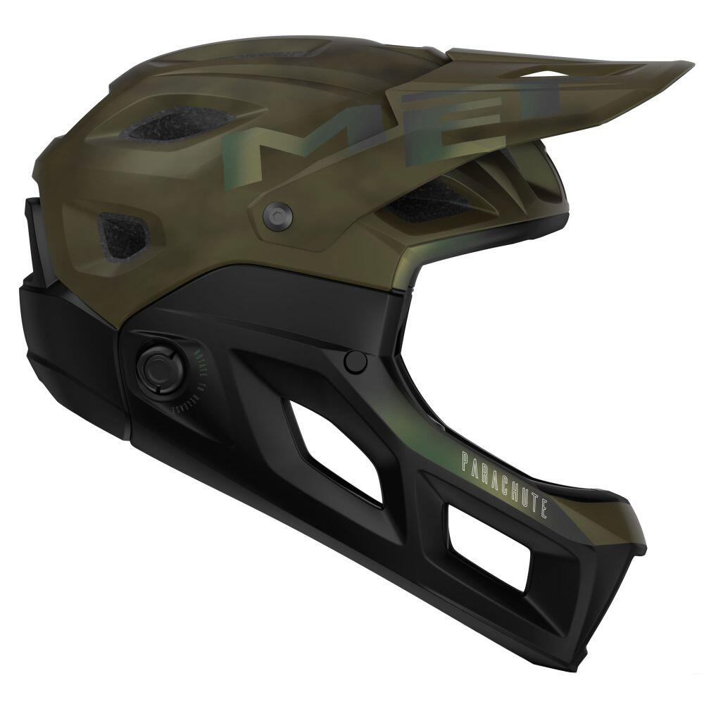 MET MET Fullface Helm Parachute MCR Mips, kiwi schillernd
