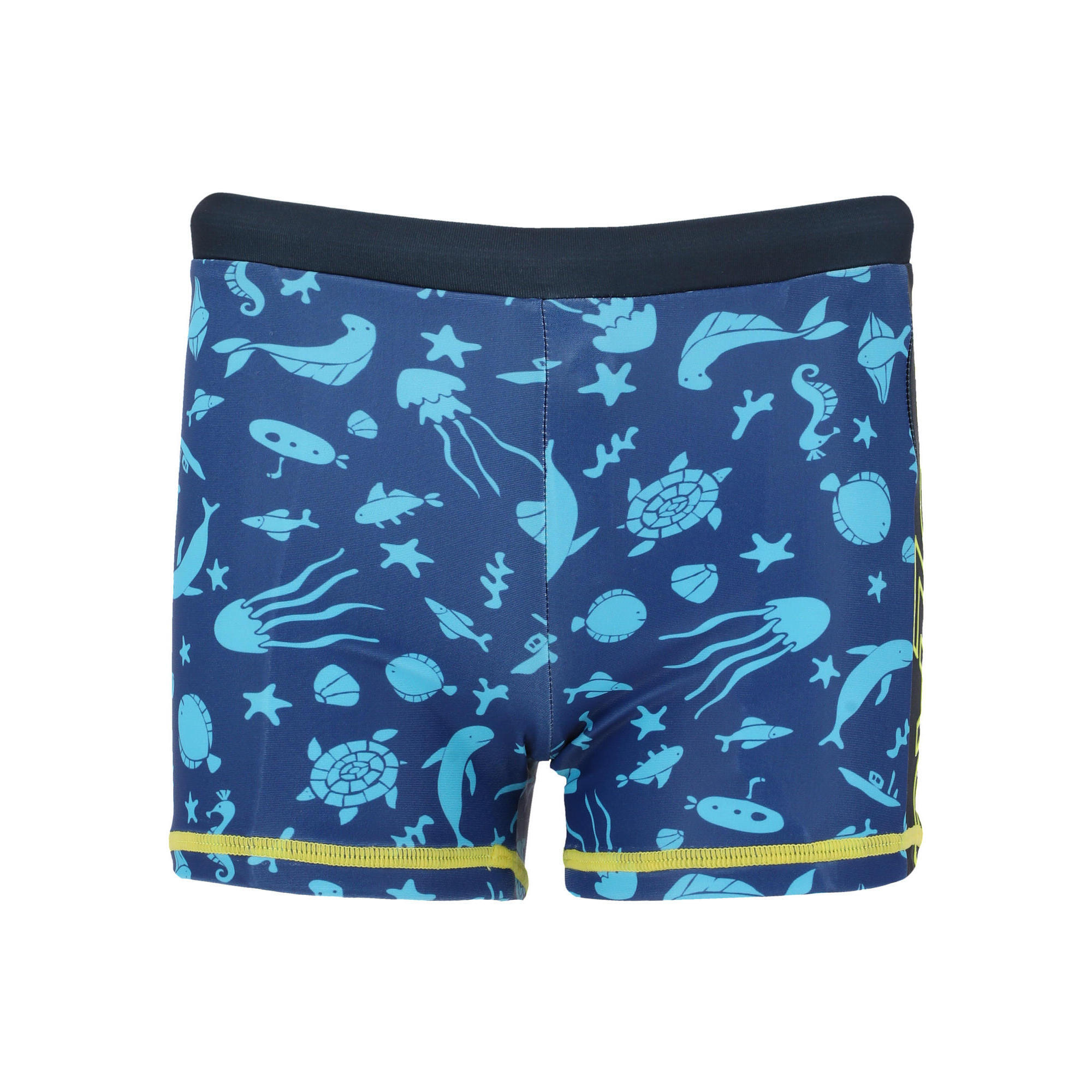 Zigzag - Maillot De Bain Buddy - Slip De Bain - Bleu|jaune - 8 À 10 Ans - Decathlon