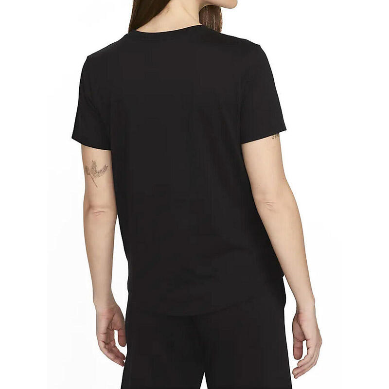 Camiseta de Manga Corta Mujer Nike ICN DX7906 010  Negro