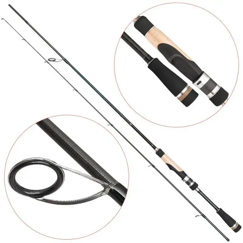 Lanseta spinning light fibra de carbon Sasame Voltina F-S02 1.92 m, A: 2-14 g 2/3