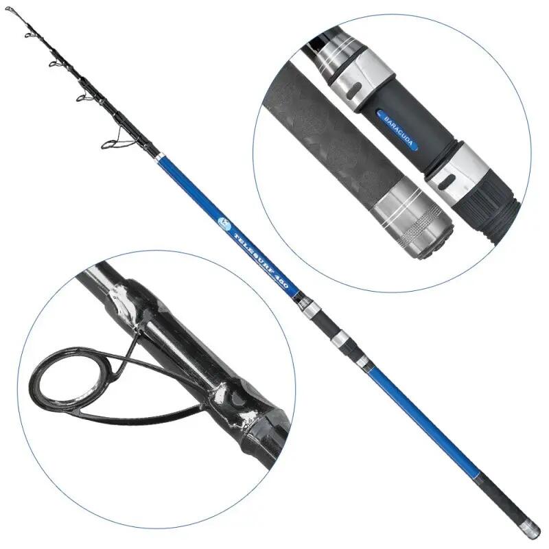 Lanseta fibra de carbon Baracuda Telesurf Lungime 4,0m 2/5