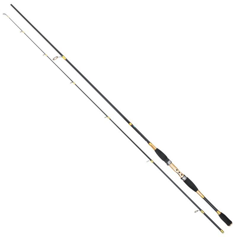 Lanseta spinning carbon Baracuda Merlin 2.7m, 2 tronsoane, actiune parabolica