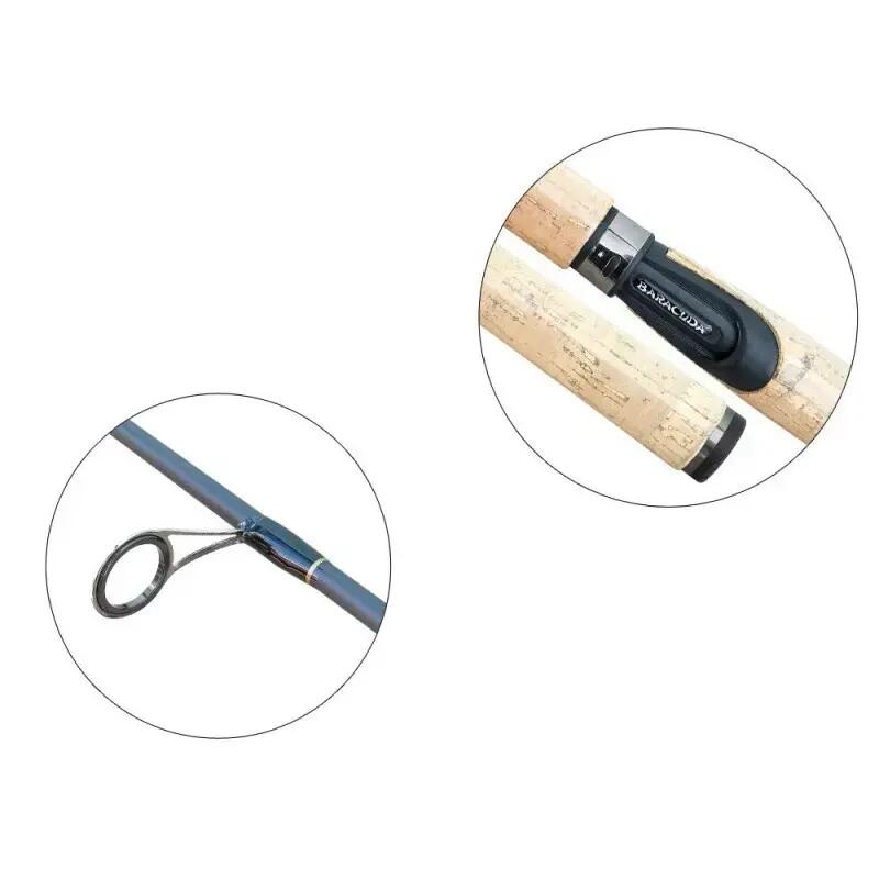 Lanseta spinning fibra de carbon Baracuda Viper 2.1 m A: 3-15 g 4/5