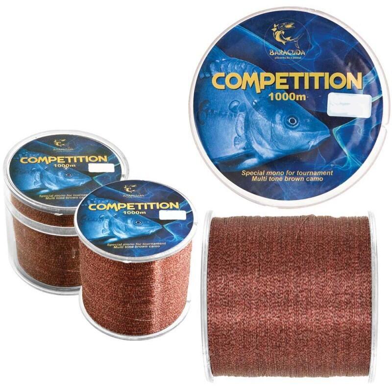 Nylon monofilament Baracuda Competition 1000 m maro, 0.22 mm