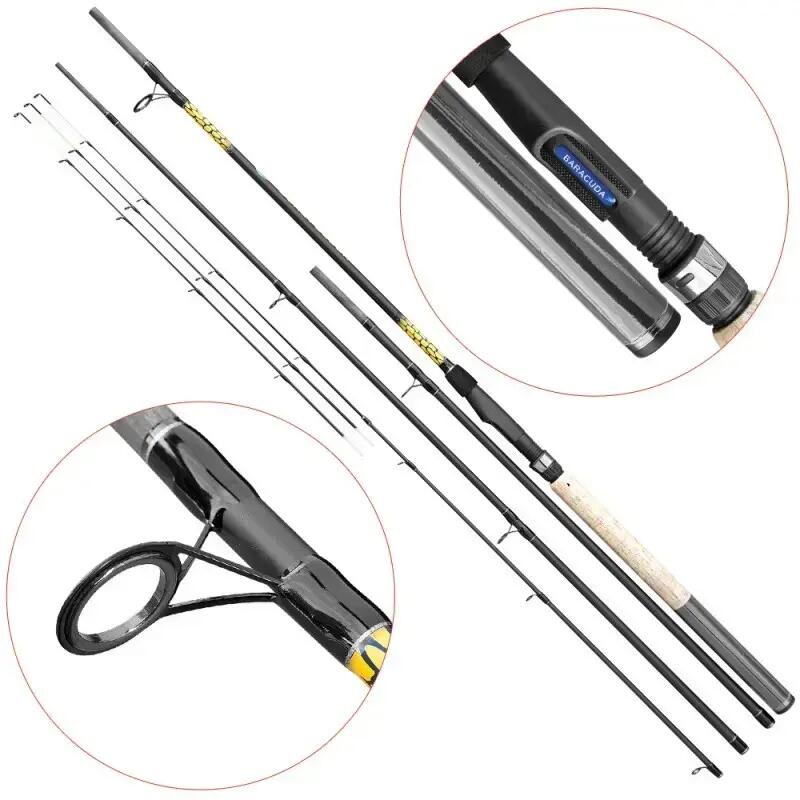 Lanseta feeder carbon Baracuda Dual Feeder 10-12" 3 m sau 3.6 m A 120 g 3/4