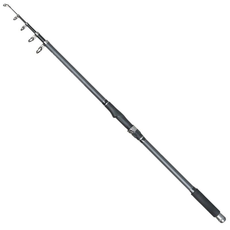 Lanseta telescopica carbon Baracuda Atlas T-Strong 3,6m, putere aruncare 50-120g