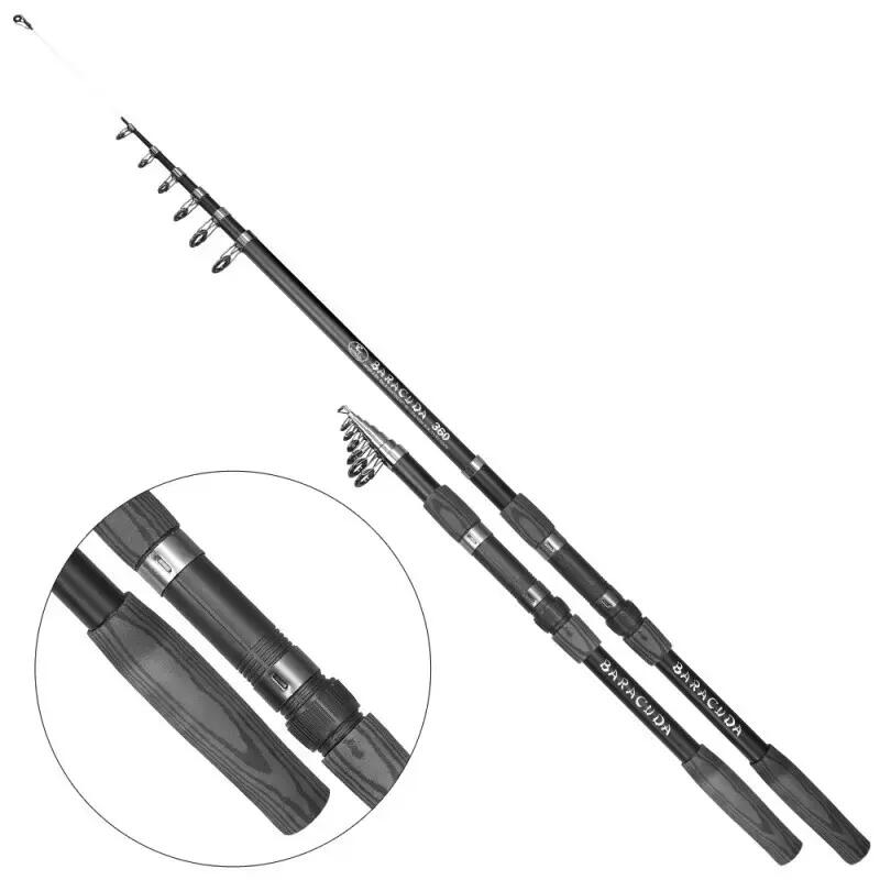 Lanseta telescopica fibra sticla Baracuda BB 3.0 m 2/4